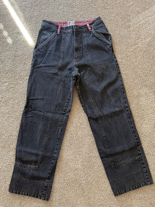 Double knee biker pants